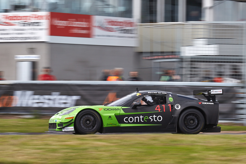 Rune Ydstebø sejrede på Padborg Park med sin Corvette Z06R.
(Foto: Ib Trebbien)